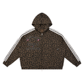 Unisex Leopard Full Zip Hoodie