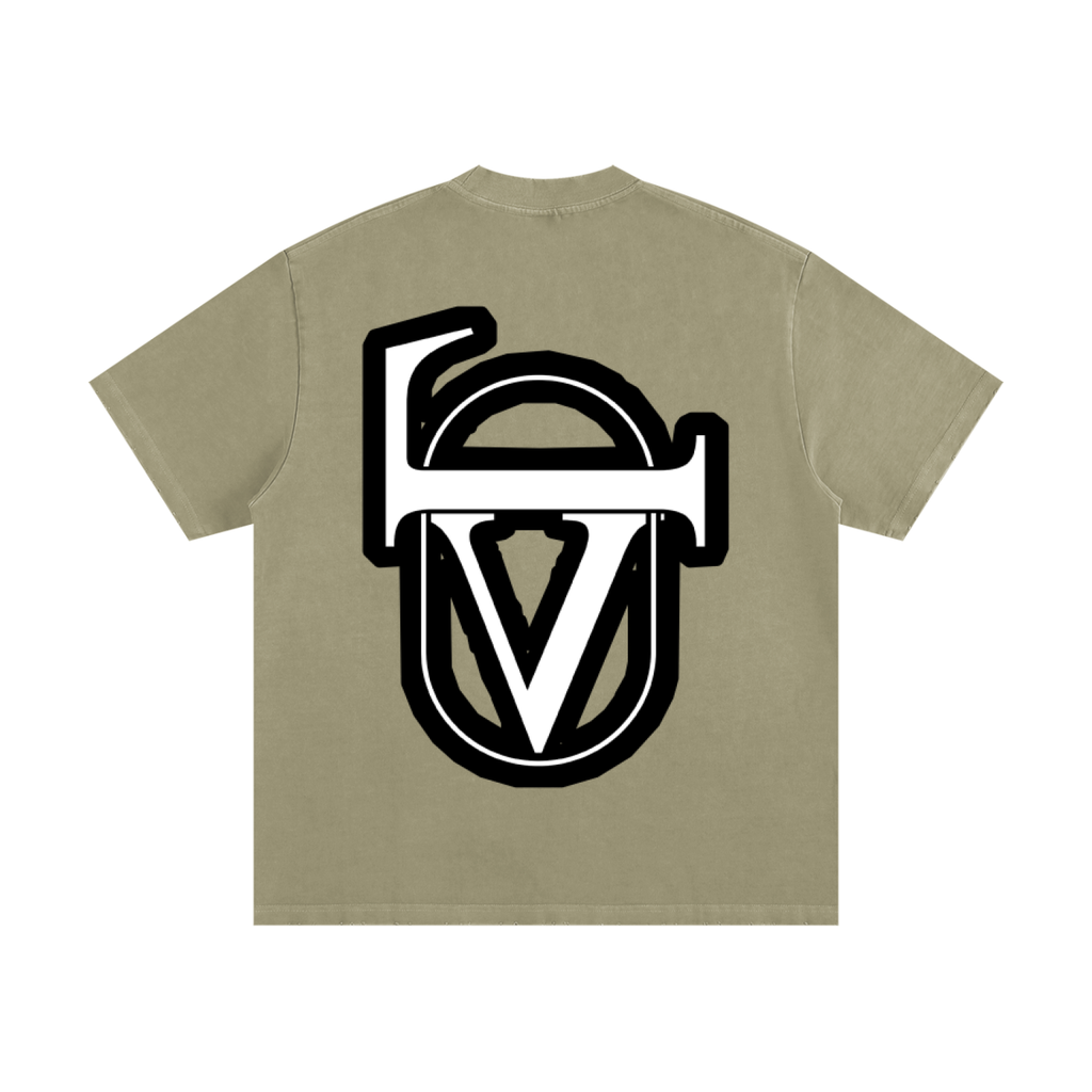 Heavyweight Vintage Washed Frayed T-Shirt