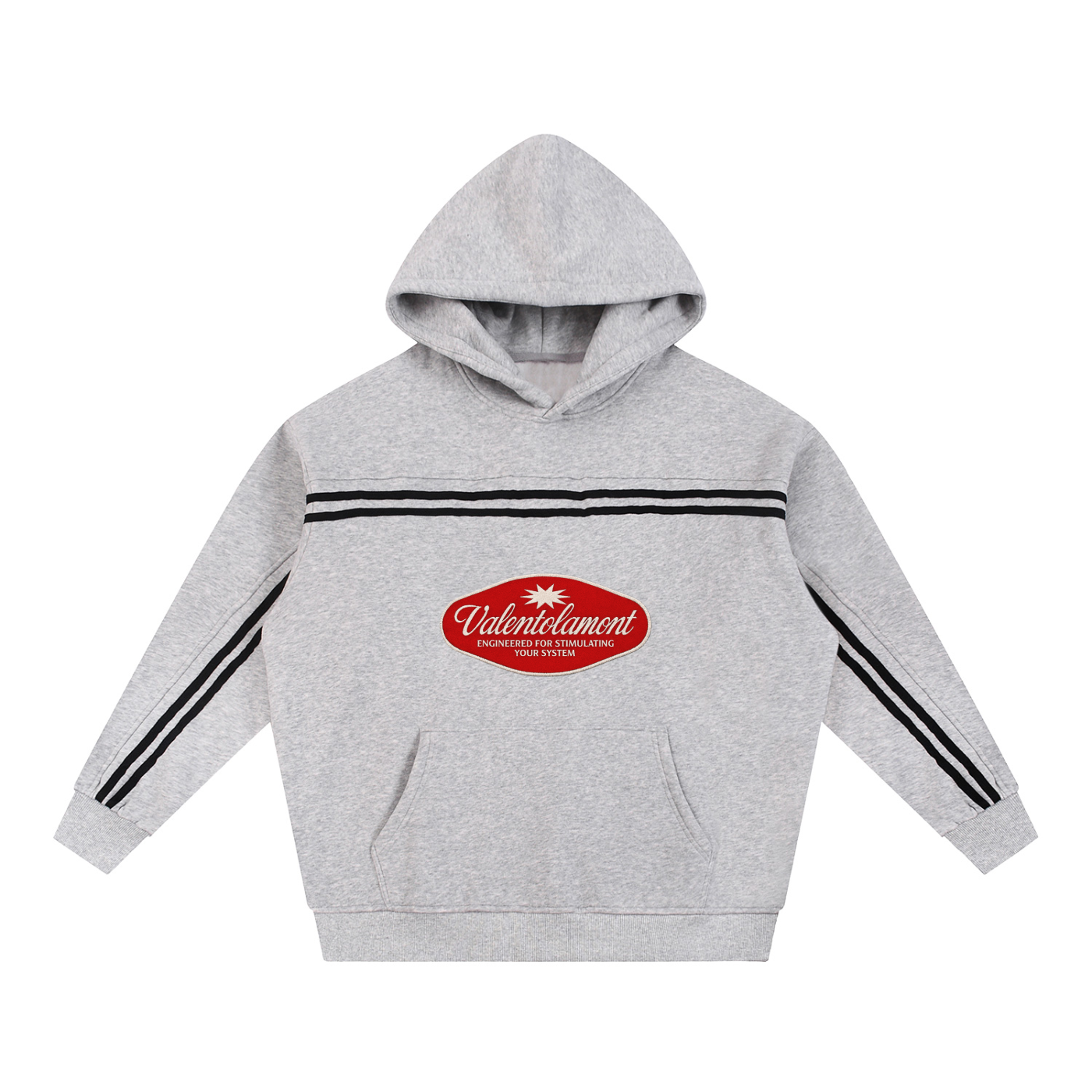 Sun Fade Contrast Tape Fleece Hoodie