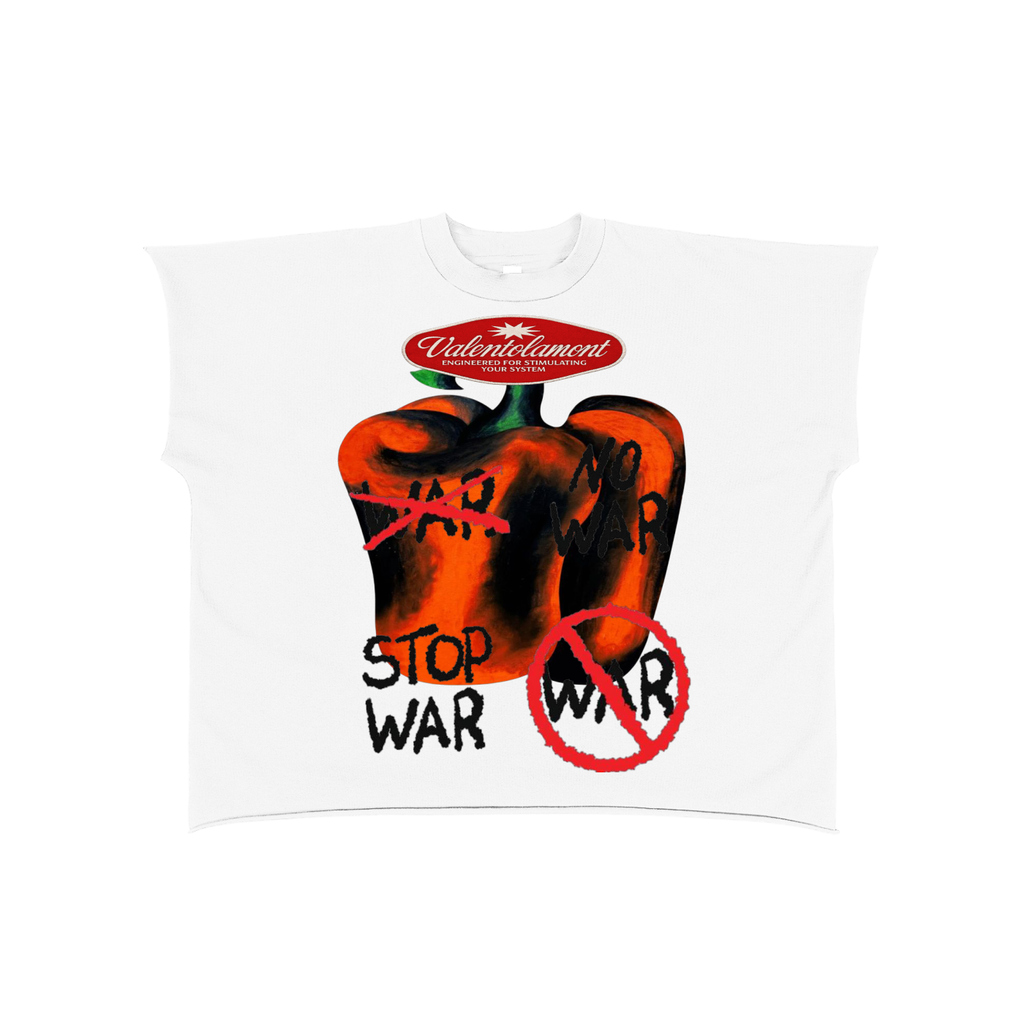 Raw Edge Boxy Non-Shrink T-Shirt