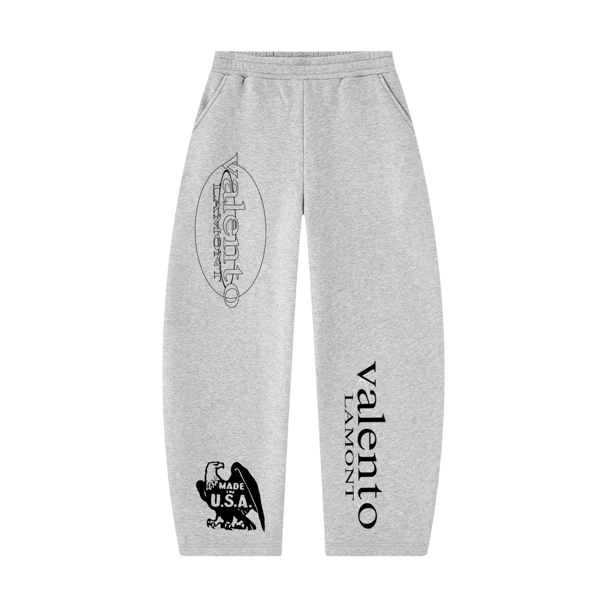 Unisex Barrel Leg Sweatpants