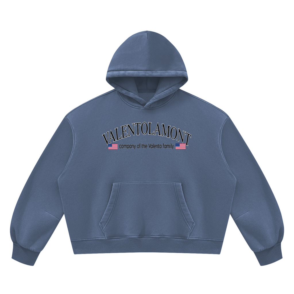 V Wash Boxy Fleece Hoodie