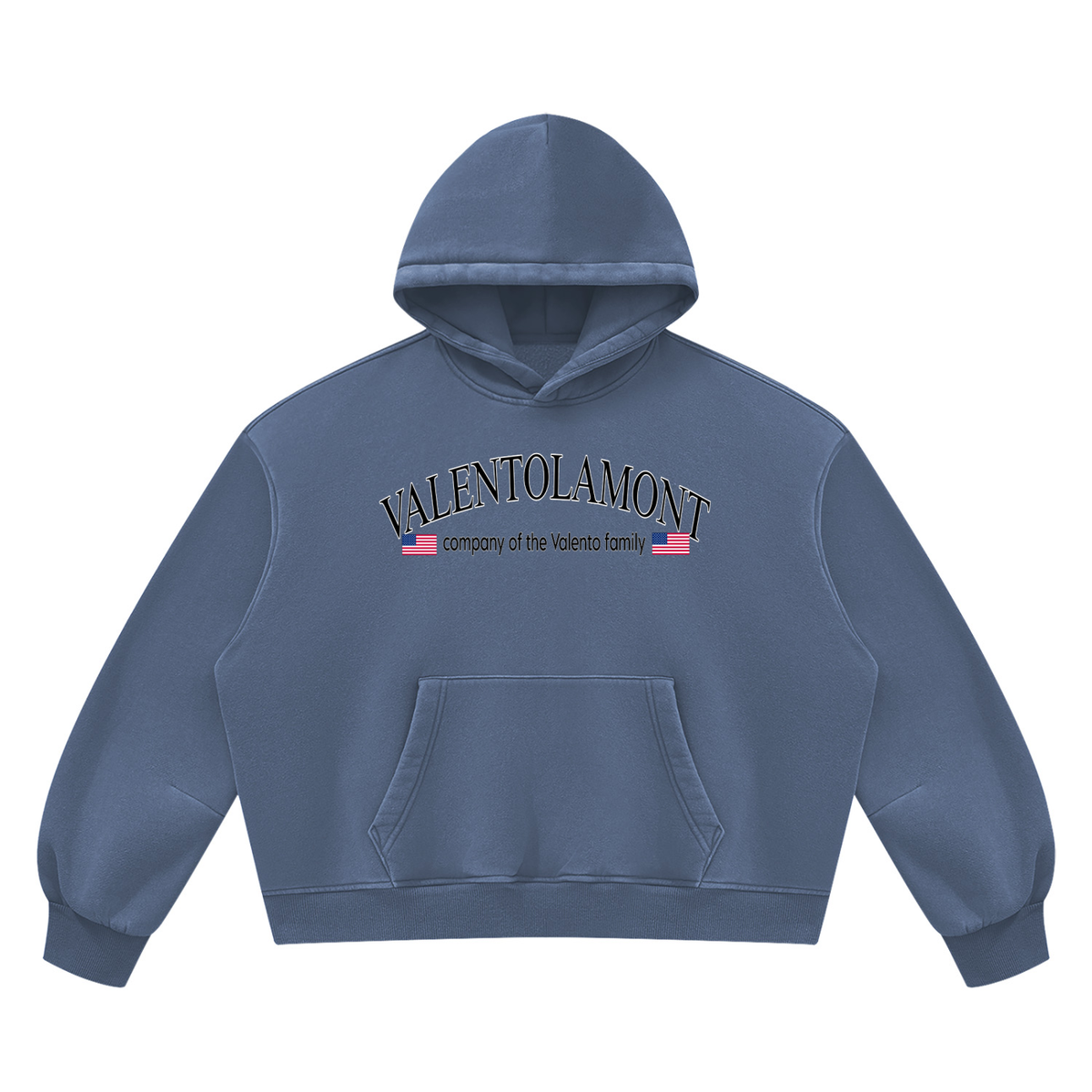 V Wash Boxy Fleece Hoodie
