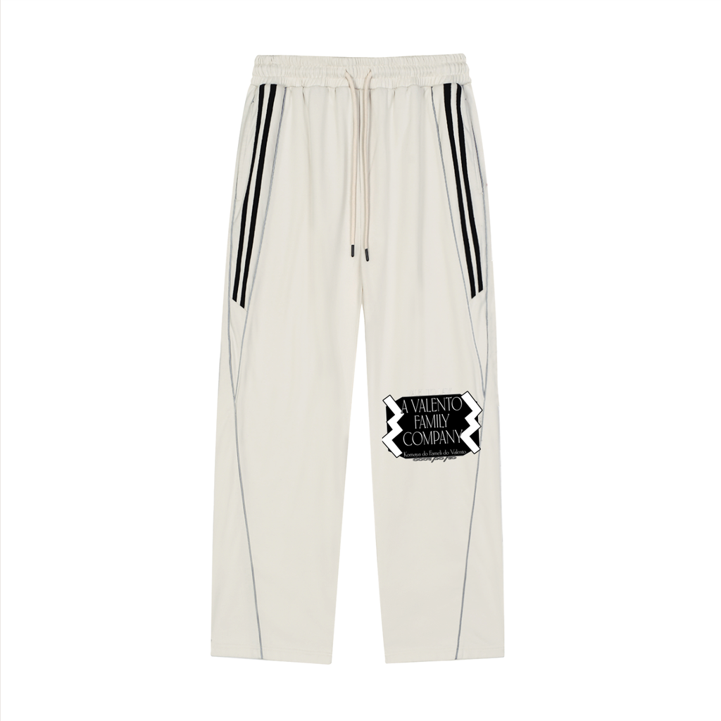 Reflection Striped Straight-Leg Sweatpants