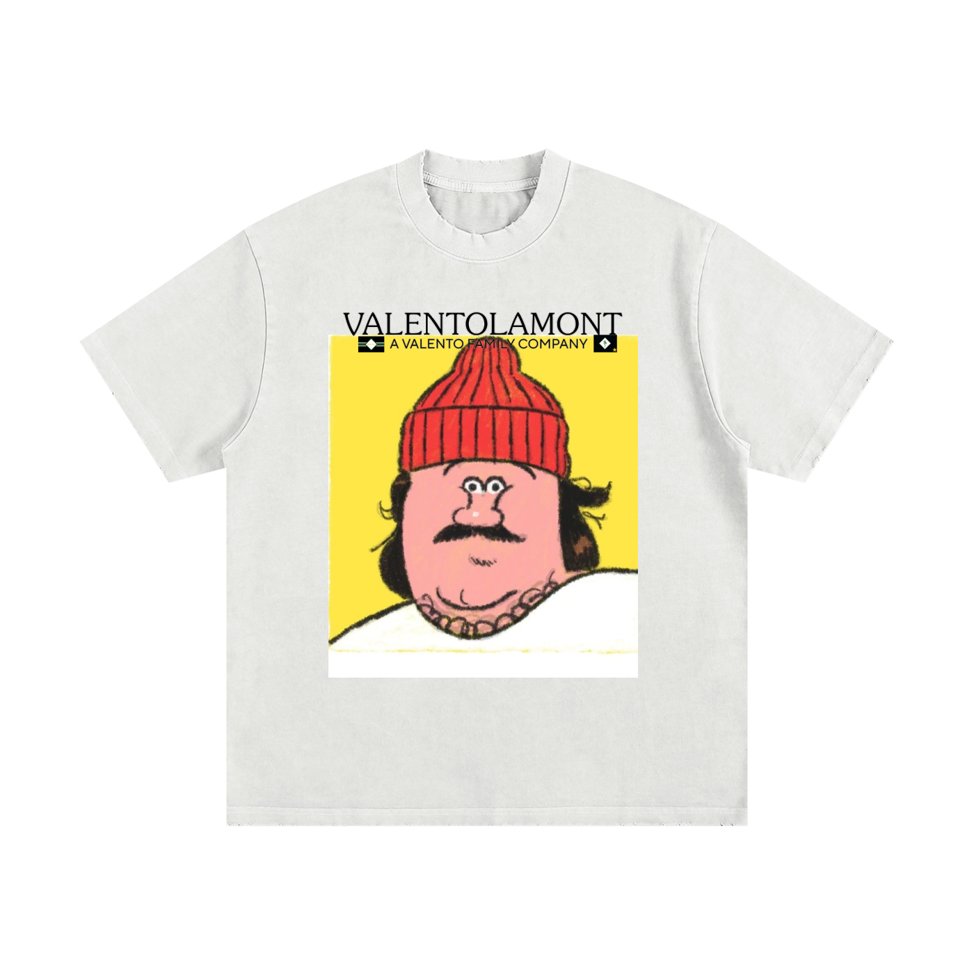 Heavyweight Vintage Washed Frayed T-Shirt