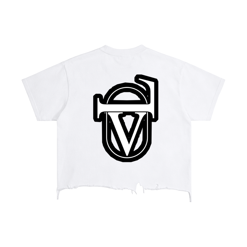 Vintage Wash Boxy Distressed Hem T-Shirt