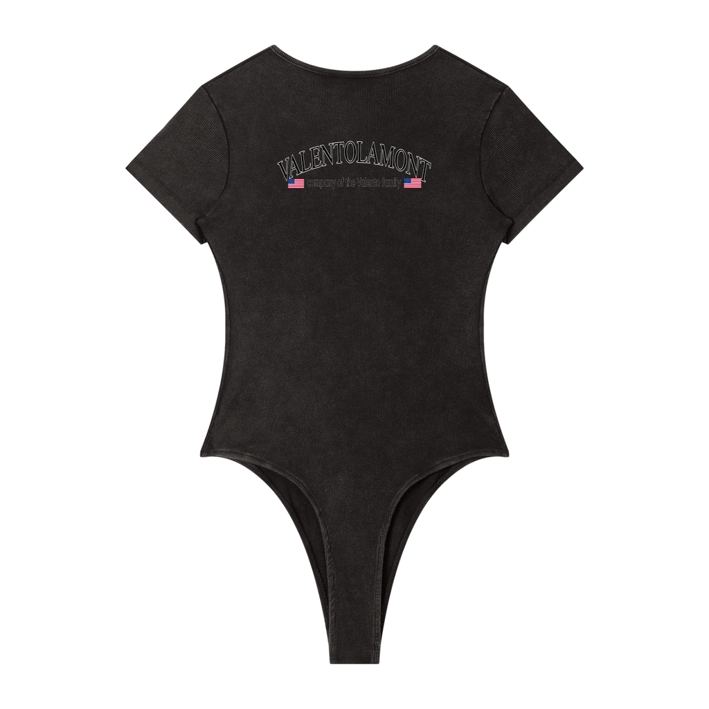 Women's Mineral Wash Crewneck Bodysuit