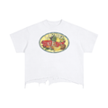 Vintage Wash Boxy Distressed Hem T-Shirt