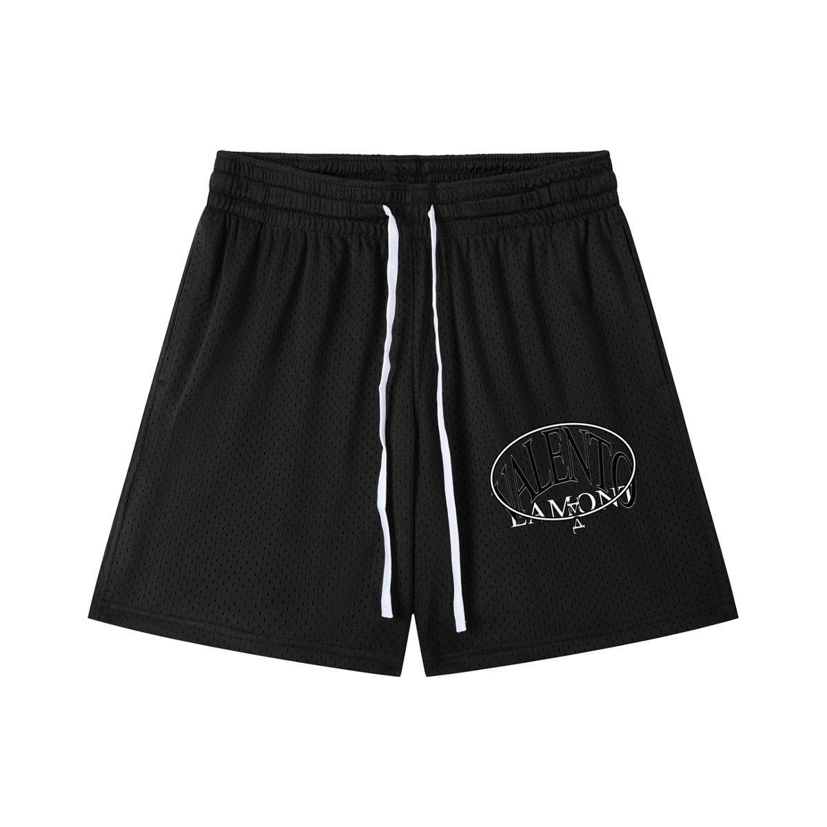 Mesh Drawstring Shorts