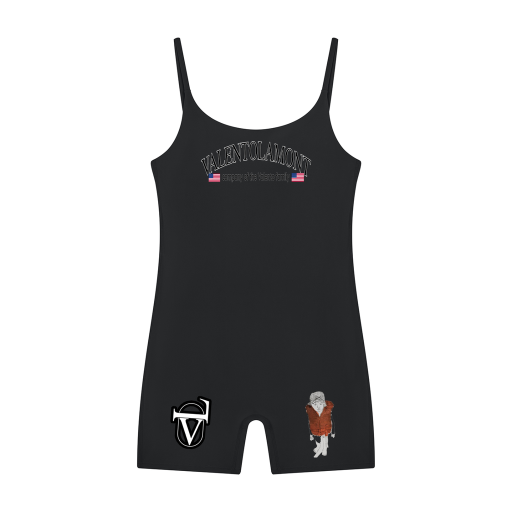 V U-Neck Yoga Romper