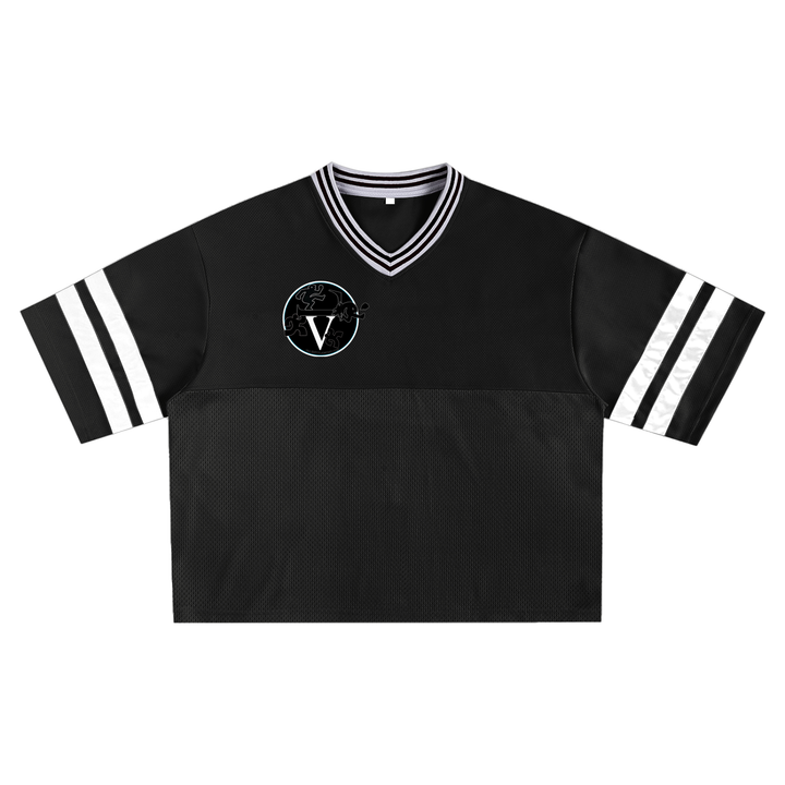 Taped Mesh Boxy T-shirt