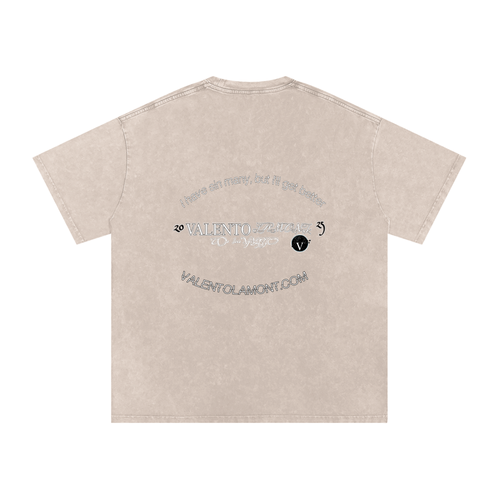 Acid Wash Oversize T-Shirt - 250 GSM