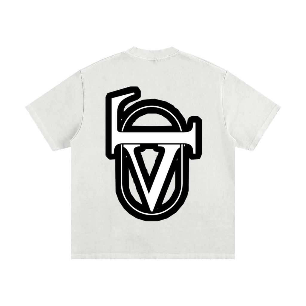 Heavyweight Vintage Washed Frayed T-Shirt