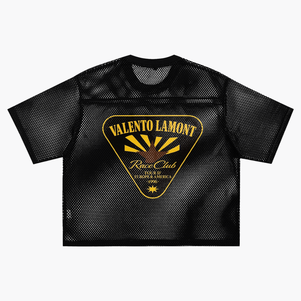 See-through Boxy Net T-shirt