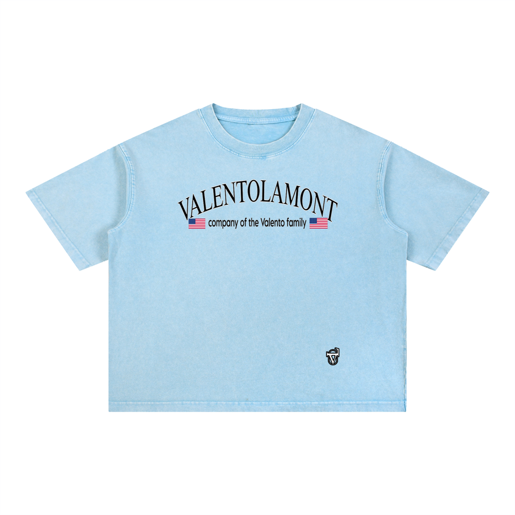 Mineral Wash Boxy Cotton T-Shirt