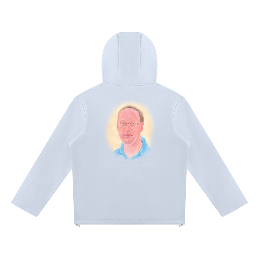 Unisex Paneled Full Zip Hoodie