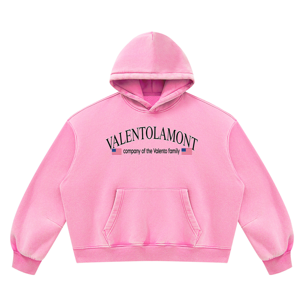 V Wash Boxy Fleece Hoodie