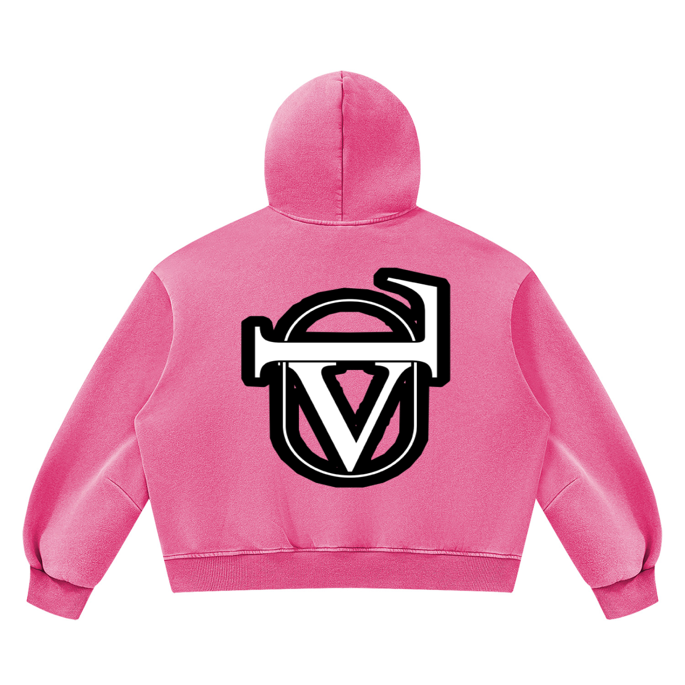 V Wash Boxy Fleece Hoodie