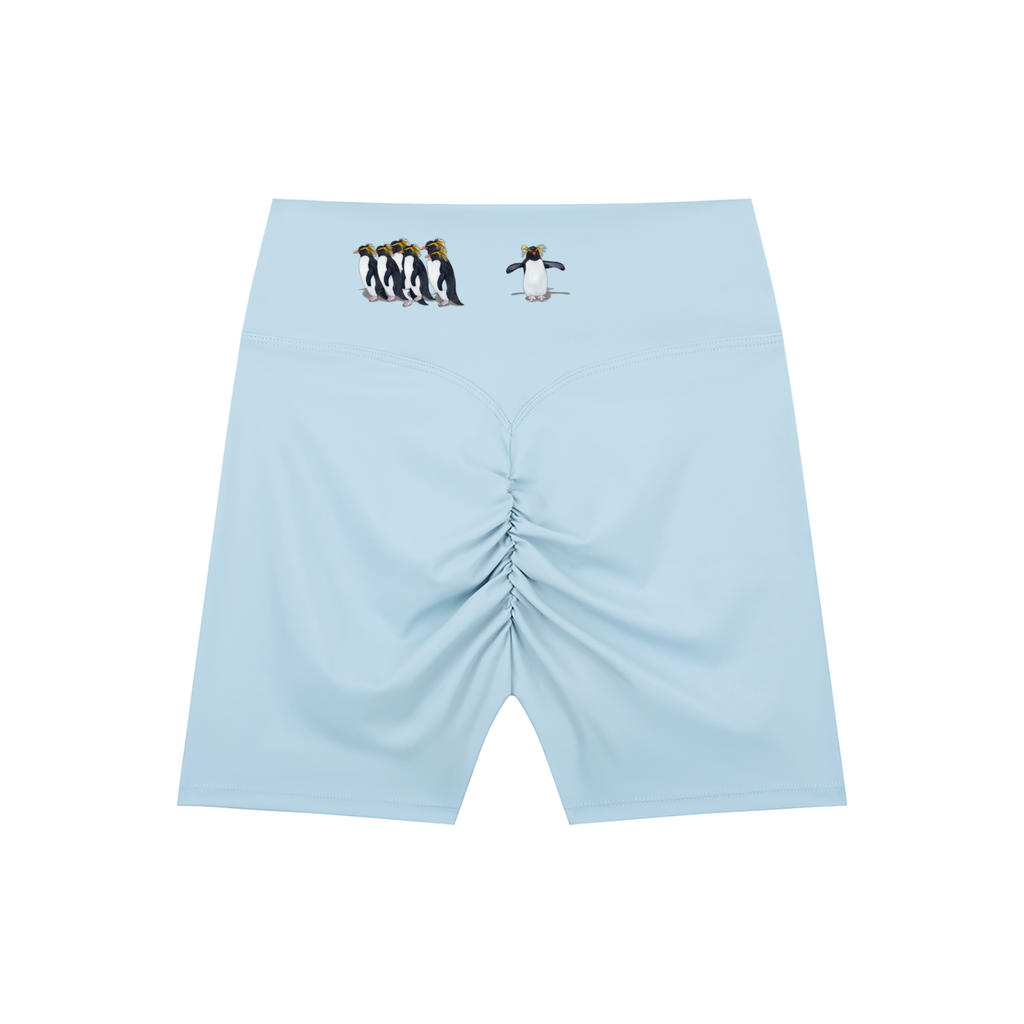 High-Waisted Blend Biker Shorts