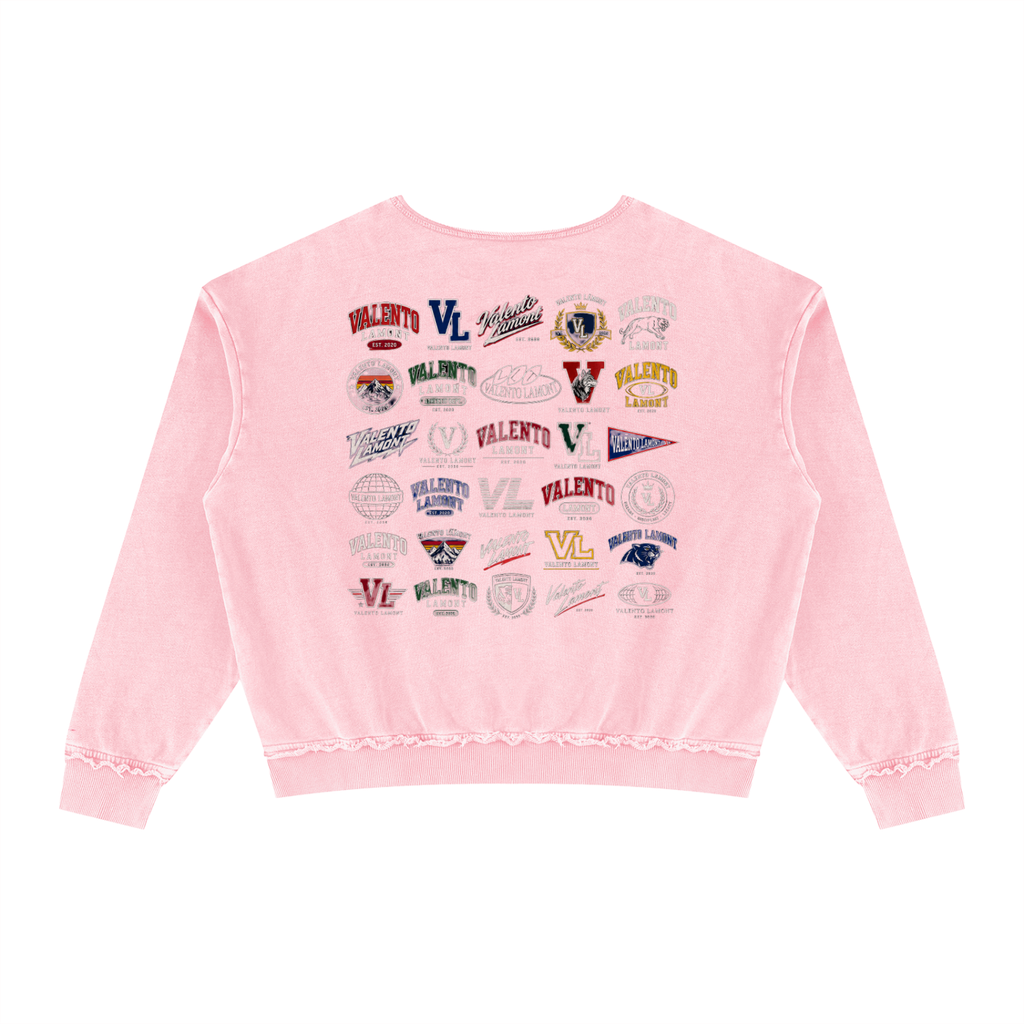 Unisex Raw Edge Crewneck Sweatshirt