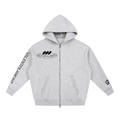 V Oversized Fleece Boxy Hoodie