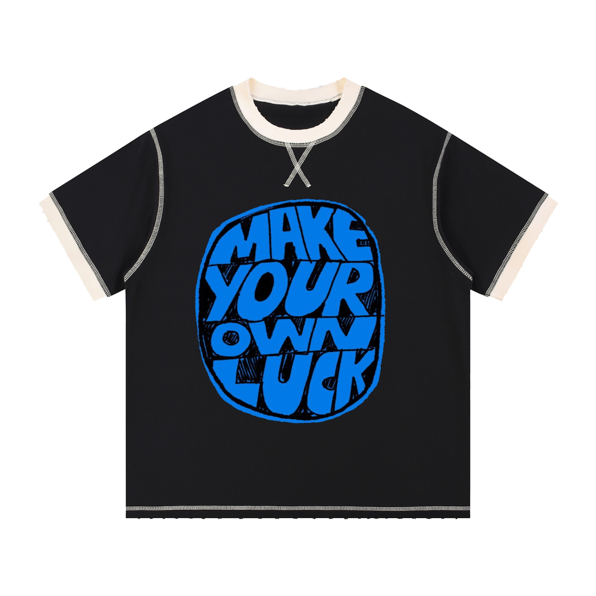 Unisex Contrast-Stitched Ringer T-Shirt