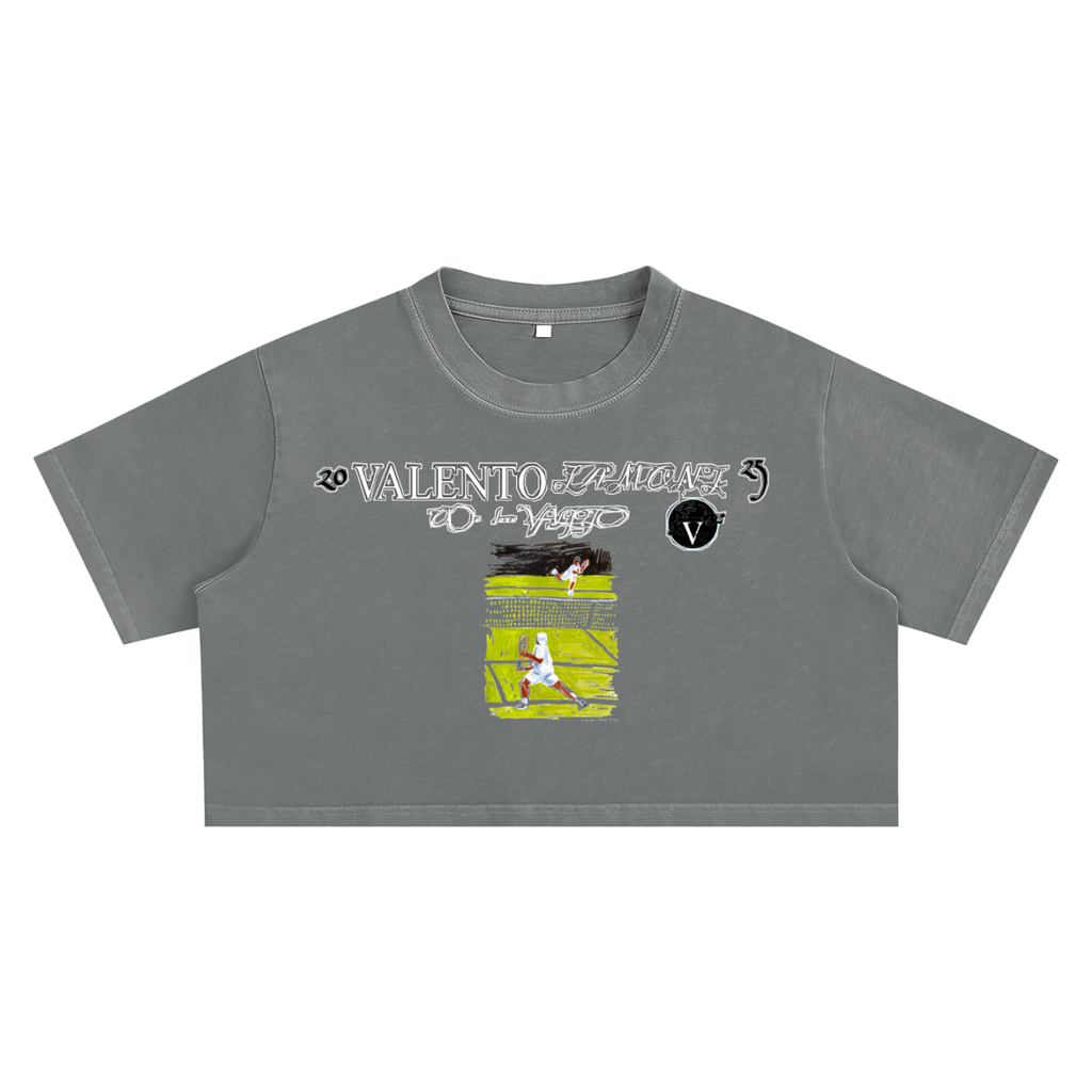 Snow Washed Crop Top