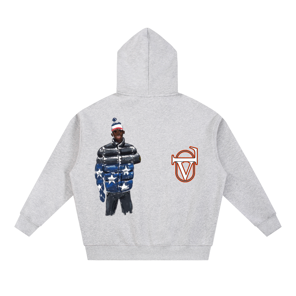 Essential Oversized Fleece Boxy Hoodie
