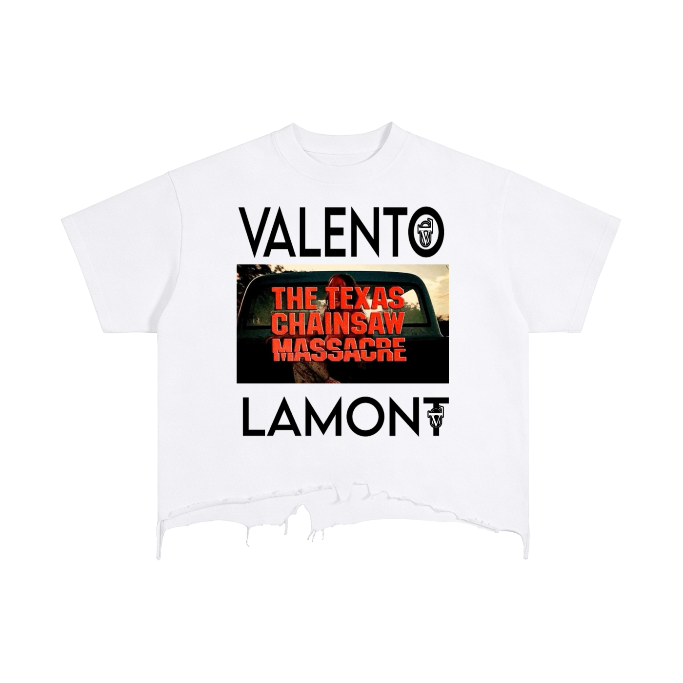 Vintage Wash Boxy Distressed Hem T-Shirt