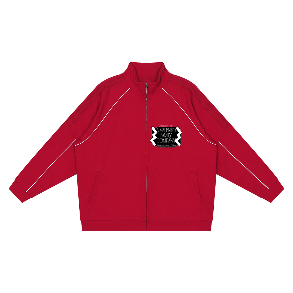 Reflection Striped Raglan Sleeve  Jacket