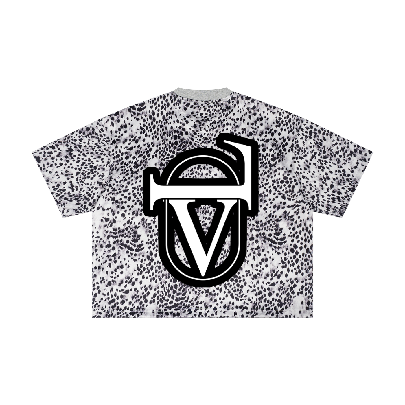 Unisex Leopard Print Boxy T-Shirt