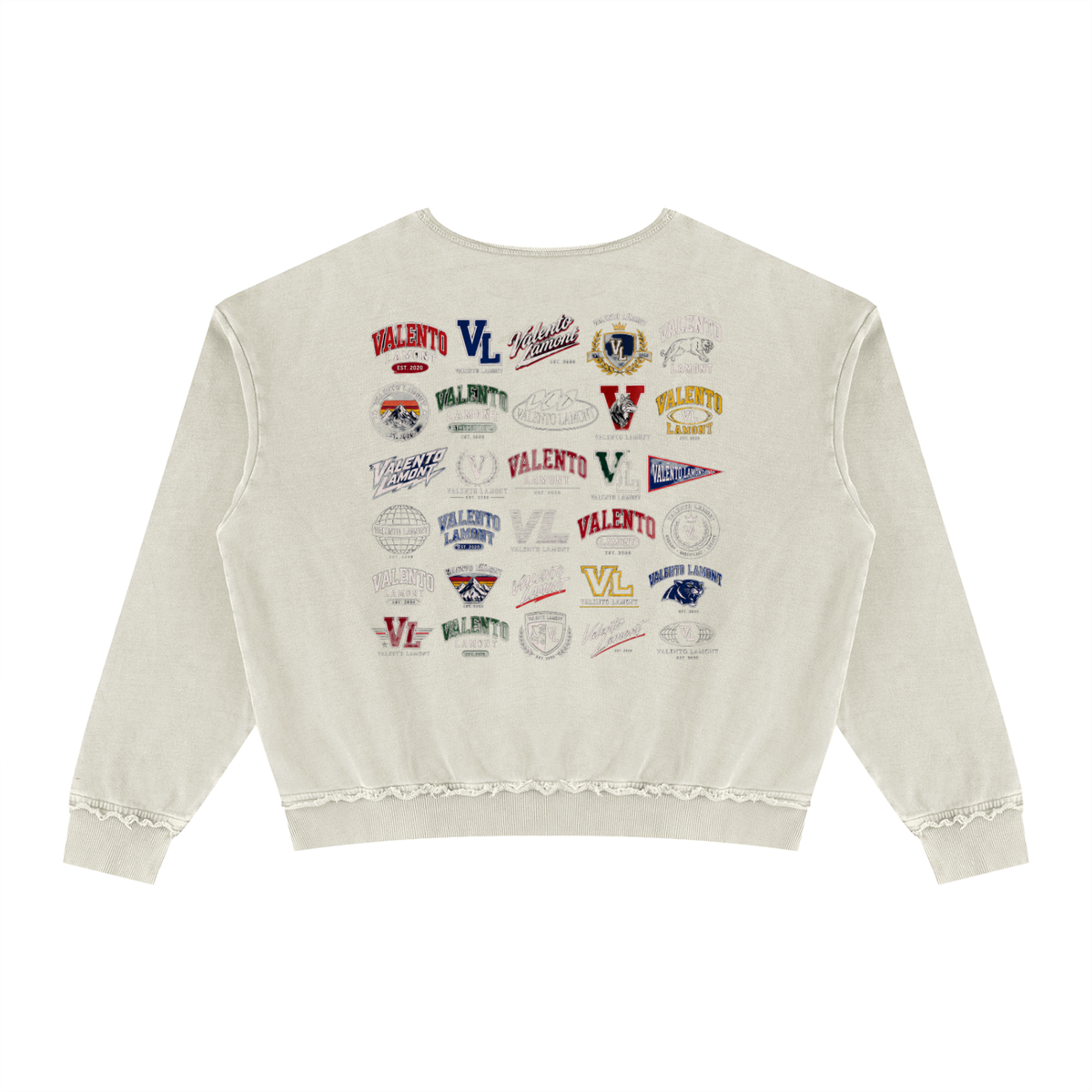 Unisex Raw Edge Crewneck Sweatshirt