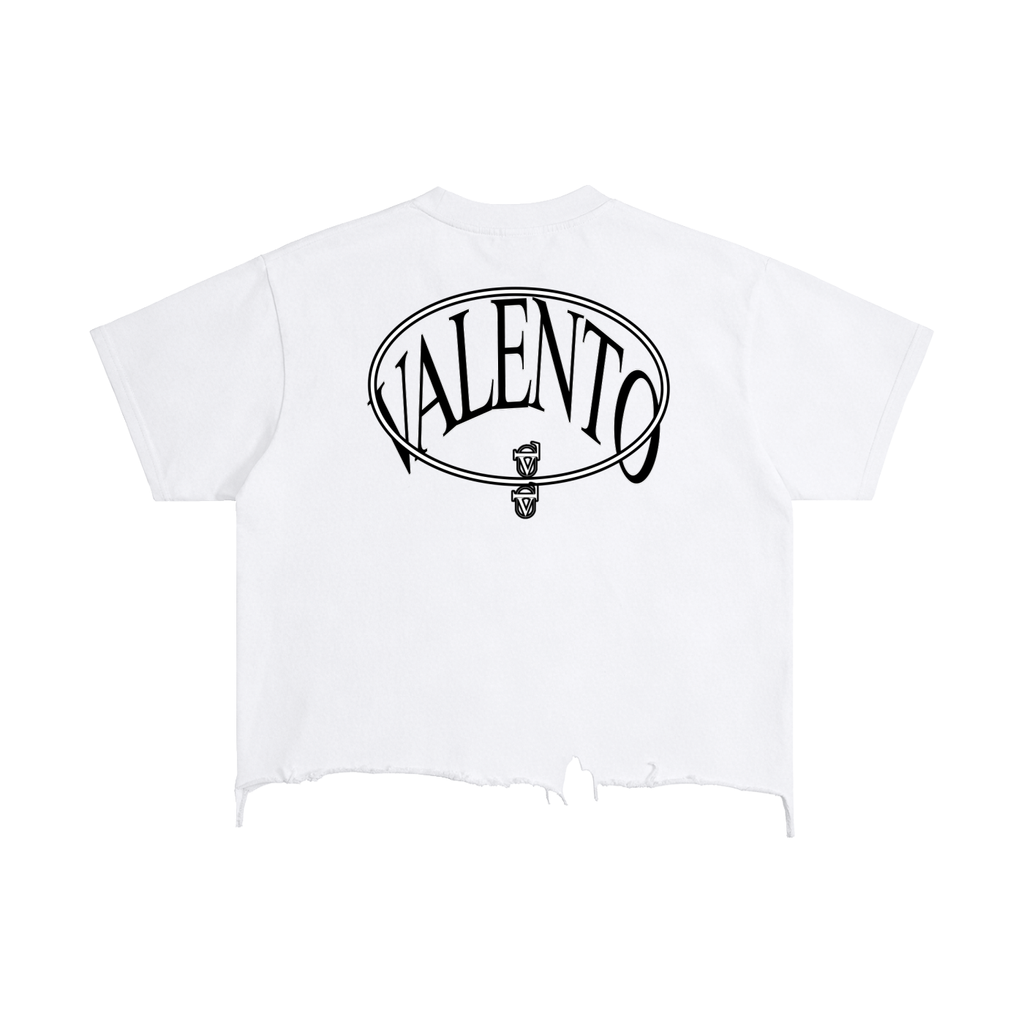 Vintage Wash Boxy Distressed Hem T-Shirt
