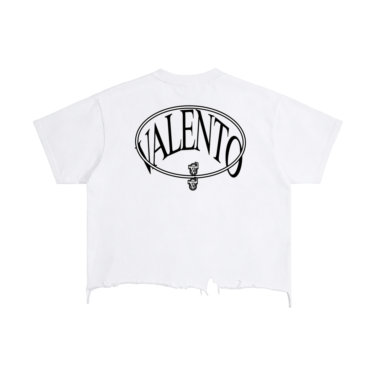 Vintage Wash Boxy Distressed Hem T-Shirt