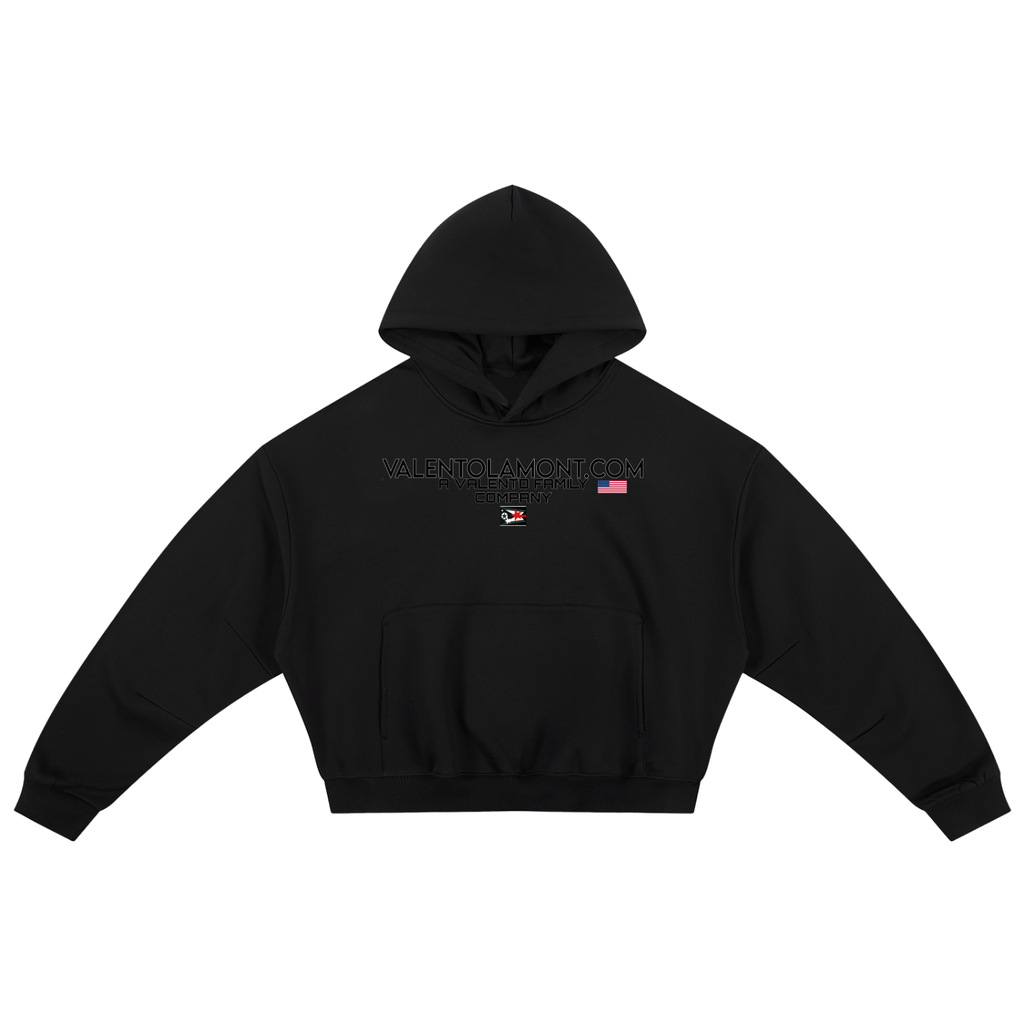 Essential Boxy Darted Sleeve Hoodie