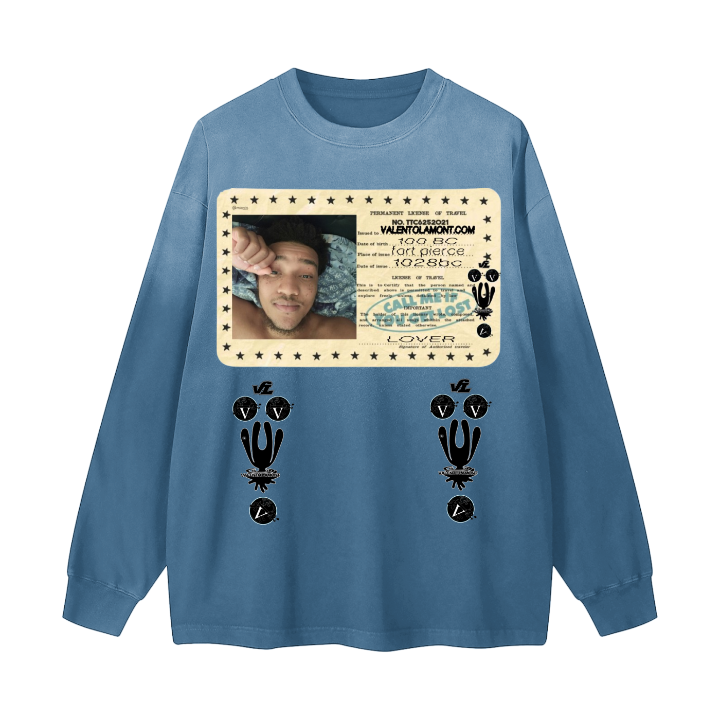 Gradient Vintage Washed Long Sleeve Tee - 270 GSM