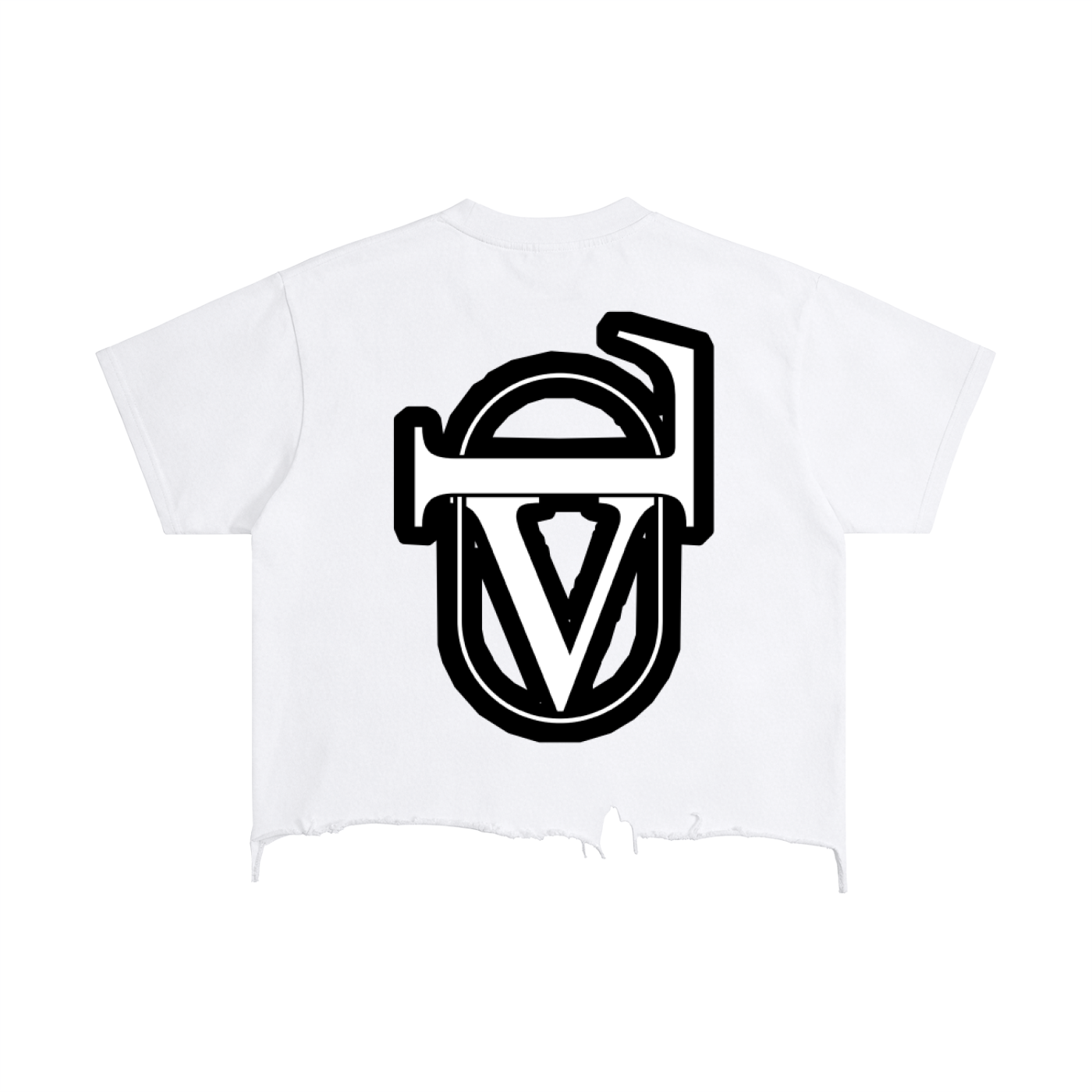Vintage Wash Boxy Distressed Hem T-Shirt