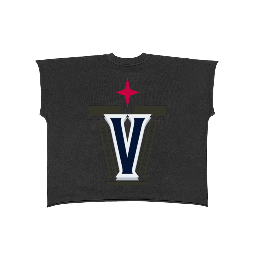 Raw Edge Boxy Non-Shrink T-Shirt