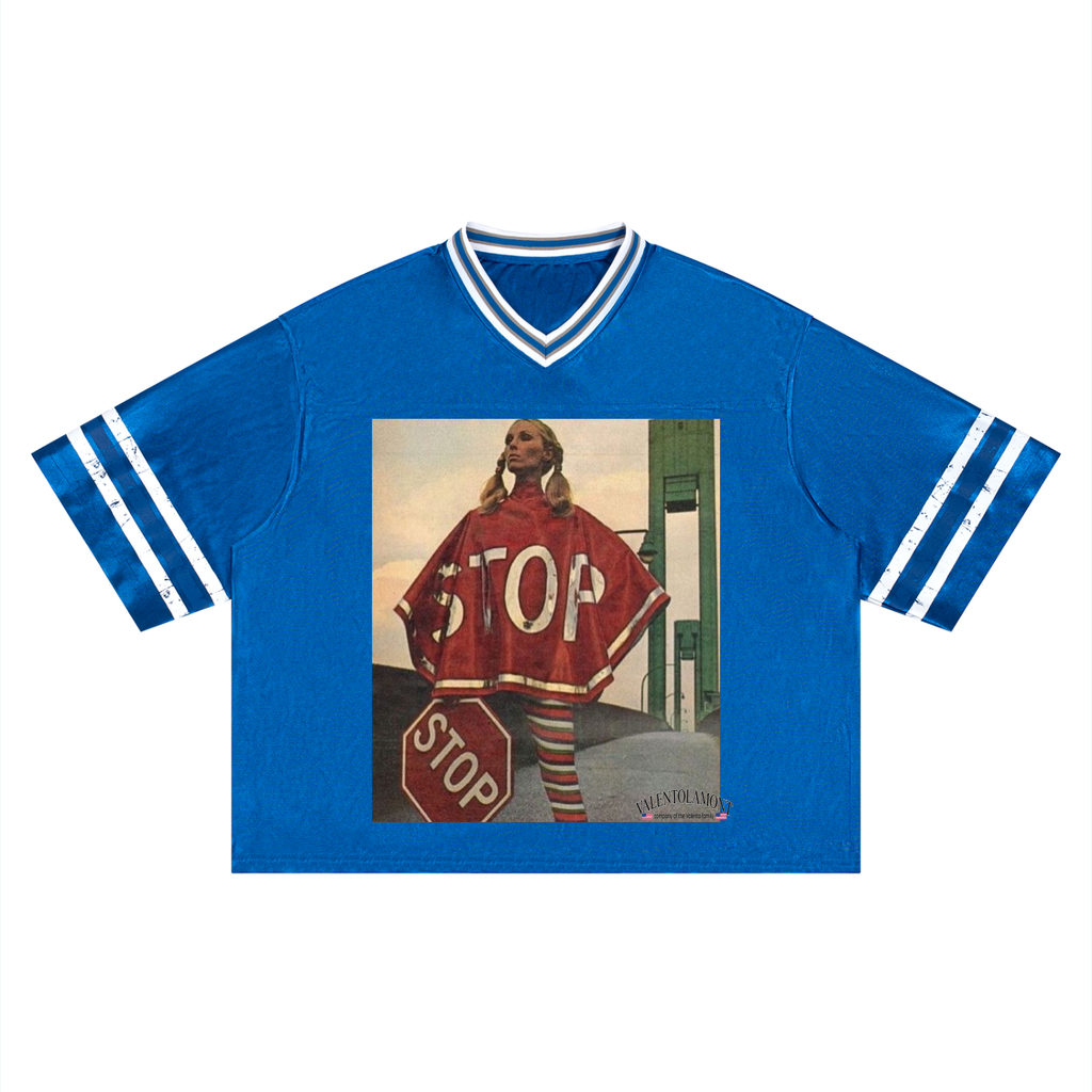 Unisex Boxy Striped Soccer Jersey
