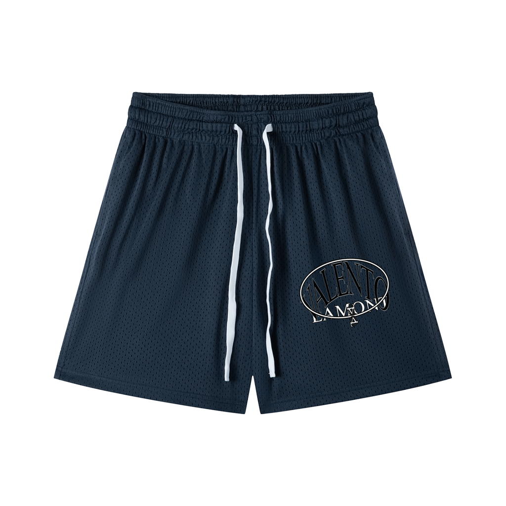 Mesh Drawstring Shorts