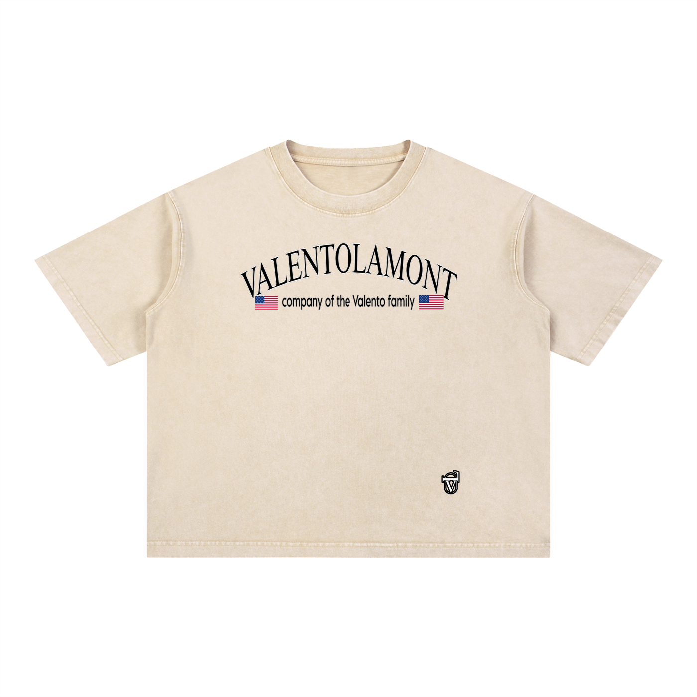 Mineral Wash Boxy Cotton T-Shirt