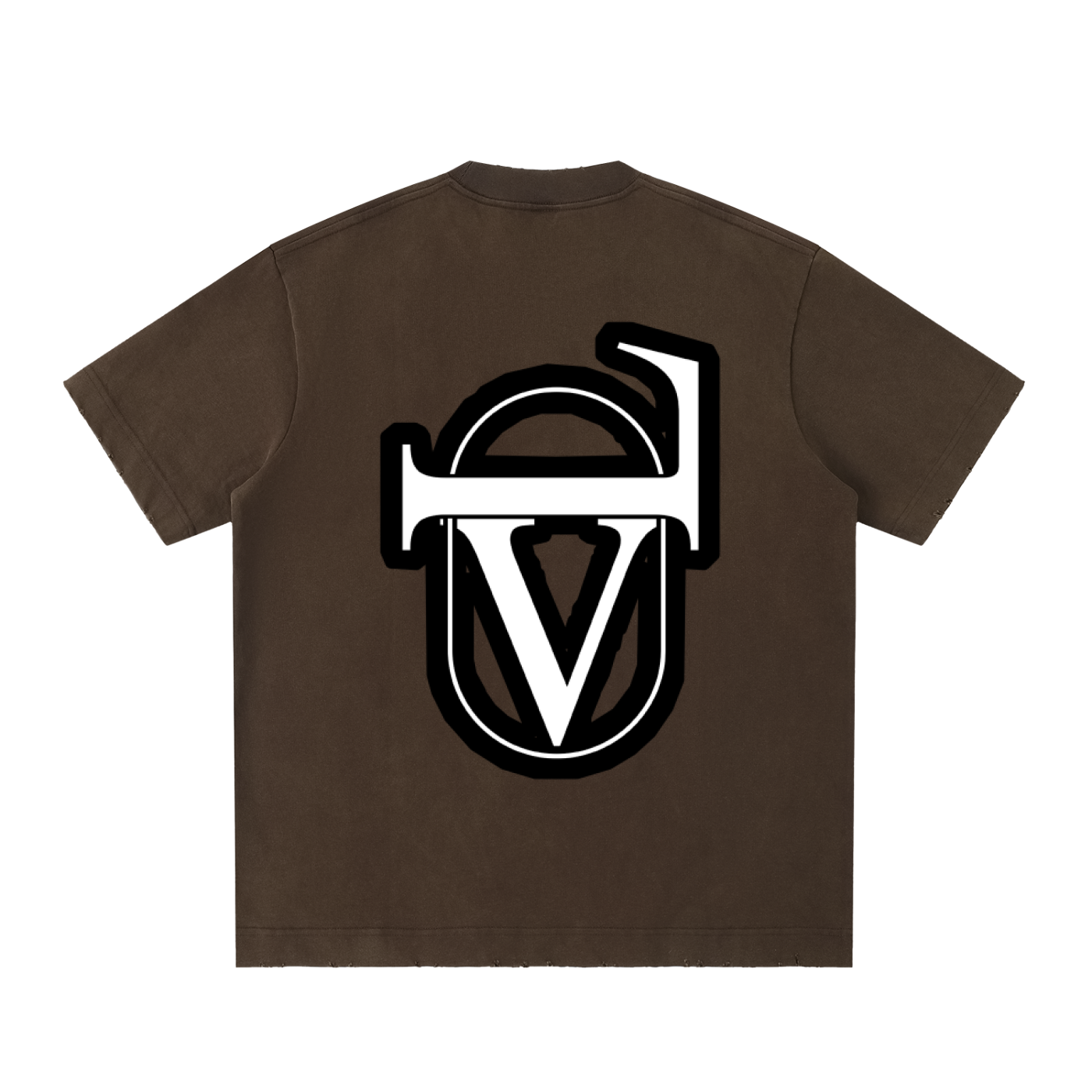 Heavyweight Vintage Washed Frayed T-Shirt