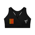 Women's Crossover V-Neck Sports Bra