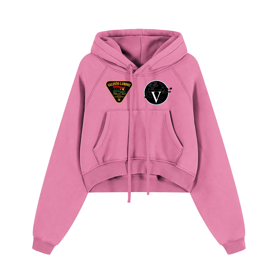 Snow Washed Cropped Hoodie