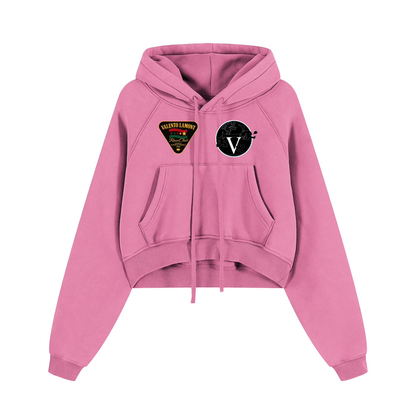 Snow Washed Cropped Hoodie