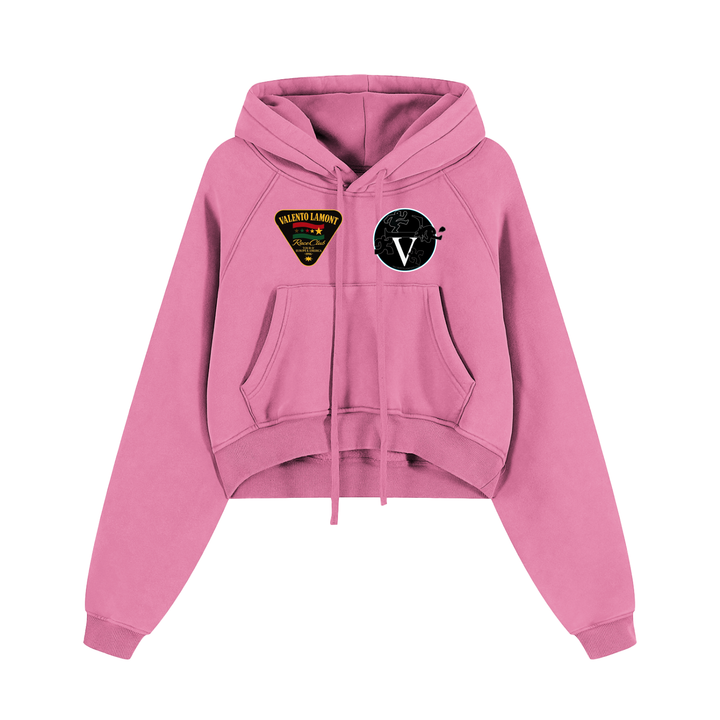 Snow Washed Cropped Hoodie