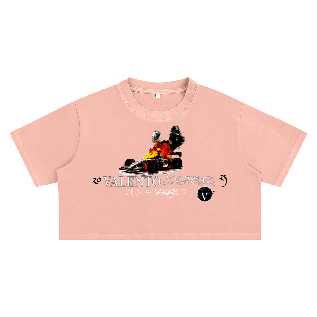 Snow Washed Crop Top