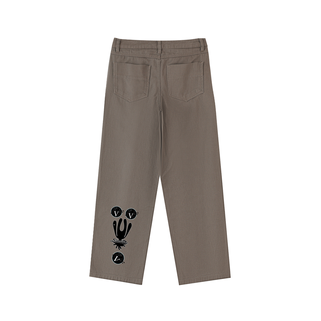 Heavyweight Cotton Straight-Leg Pants