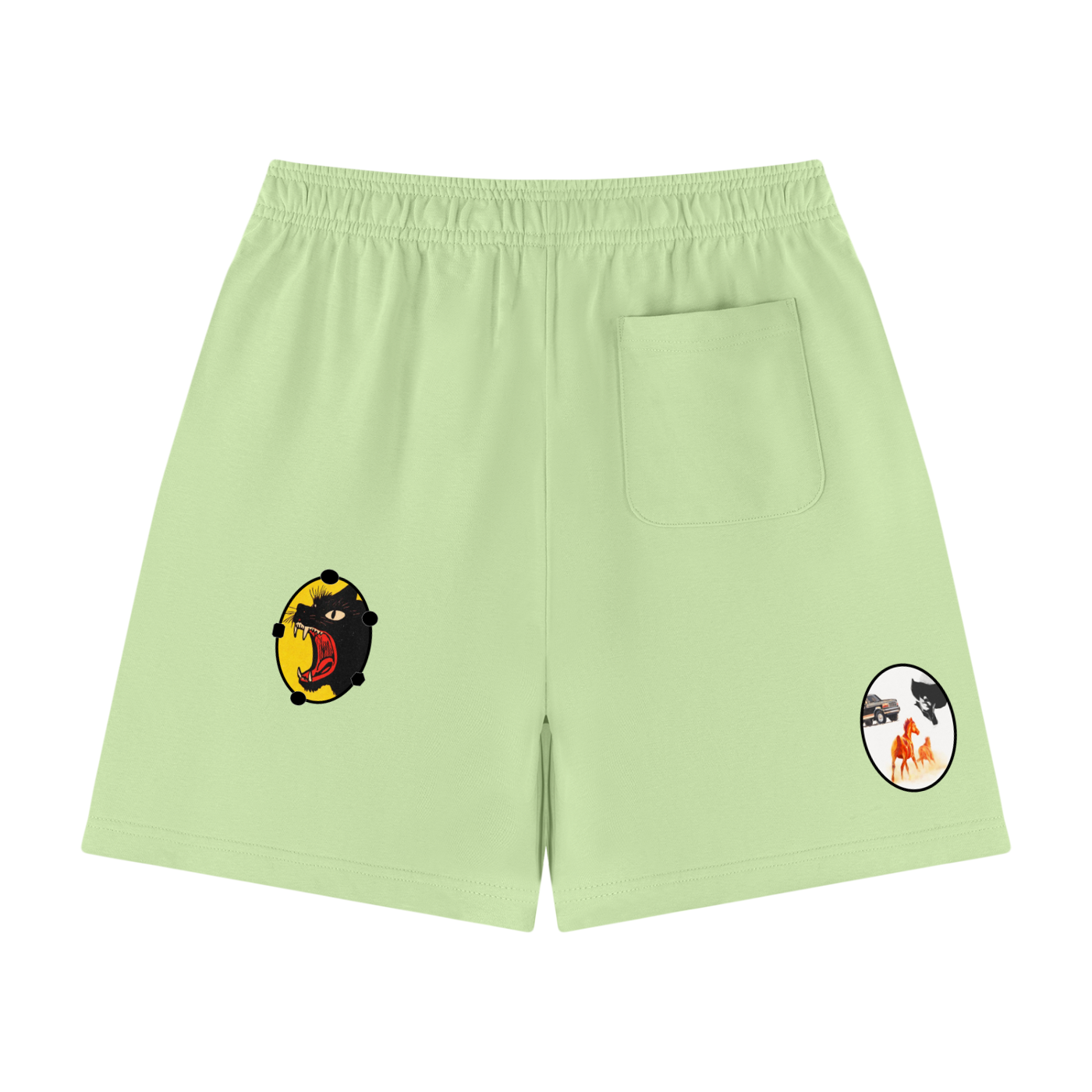 V Cotton Shorts