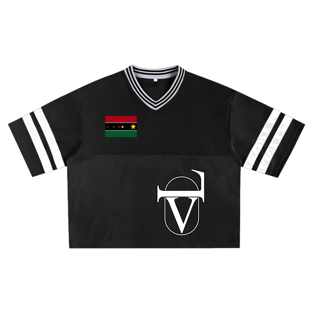 Taped Mesh Boxy T-Shirt